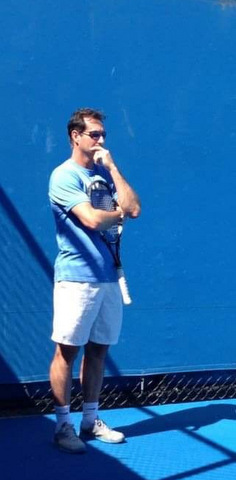 entrainement de tennis